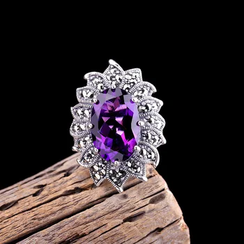 

2019 Sale Women Bridal Sets Anel Feminino Direct Marketing Classic Thai Bracelet 925 Sterling Jewelry Open Women's Natural Ring