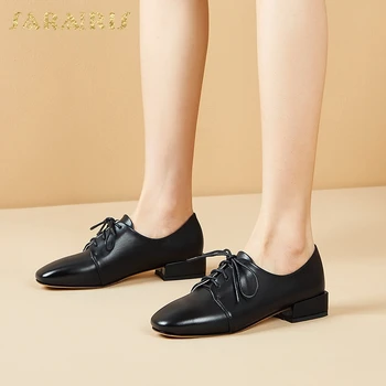 

Sarairis 2020 New Arrivals High Quality Lace Up Concise Pumps Woman Shoes Chunky Heels Casual Shoes Women Pumps Female