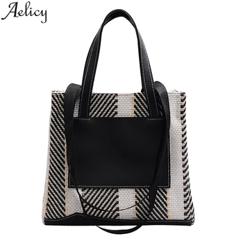 

Aelicy Splicing Messenger Bags For Women 2019 Handbag Women Crossbody Natural Leather Casual Woman Messenger Bags Shoulder Small