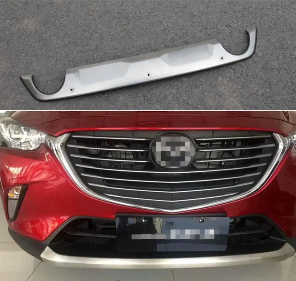 Для Mazda CX-3 Передний+ задний бампер диффузор из нержавеющей стали бамперы защита противоскользящая Пластина Автомобильные аксессуары