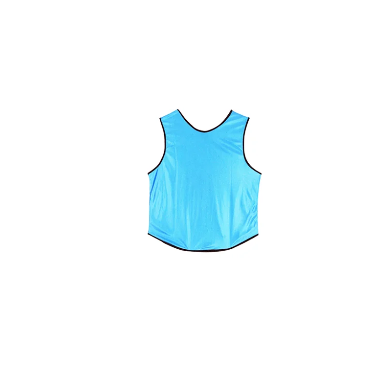 SHINESTONE Adult Child Football Team Sports Soccer Training Vest Pinnies Jerseys Quick-dry Breathable Training Bib Outdoor Vest - Цвет: Синий