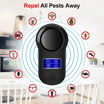

Mosquito Repellent Mouse Rejection Insect US Plug Ultrasonic Mosquito Repellent Pest Mouse Bug Electronic Drive Controller