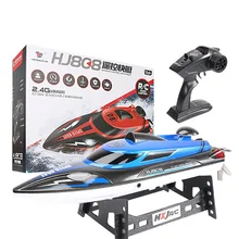 Wltoys lancha teledirigida a Control remoto, lancha teledirigida recargable, diseño de cubierta impermeable, protección anticolisión, 808, 2,4