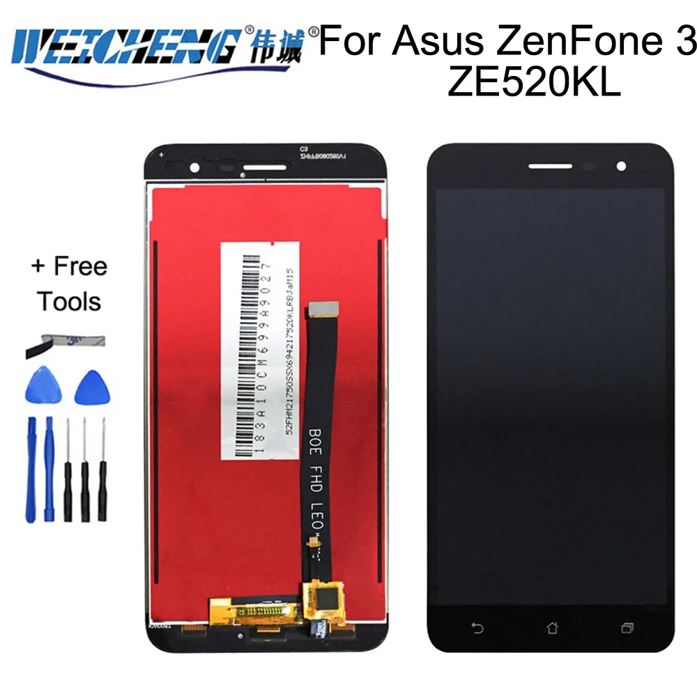 ЖК-дисплей и тачскрин в сборе для Asus ZenFone 3 ZE520KL 5 71 &quotдля дигитайзер ЖК-дисплея +