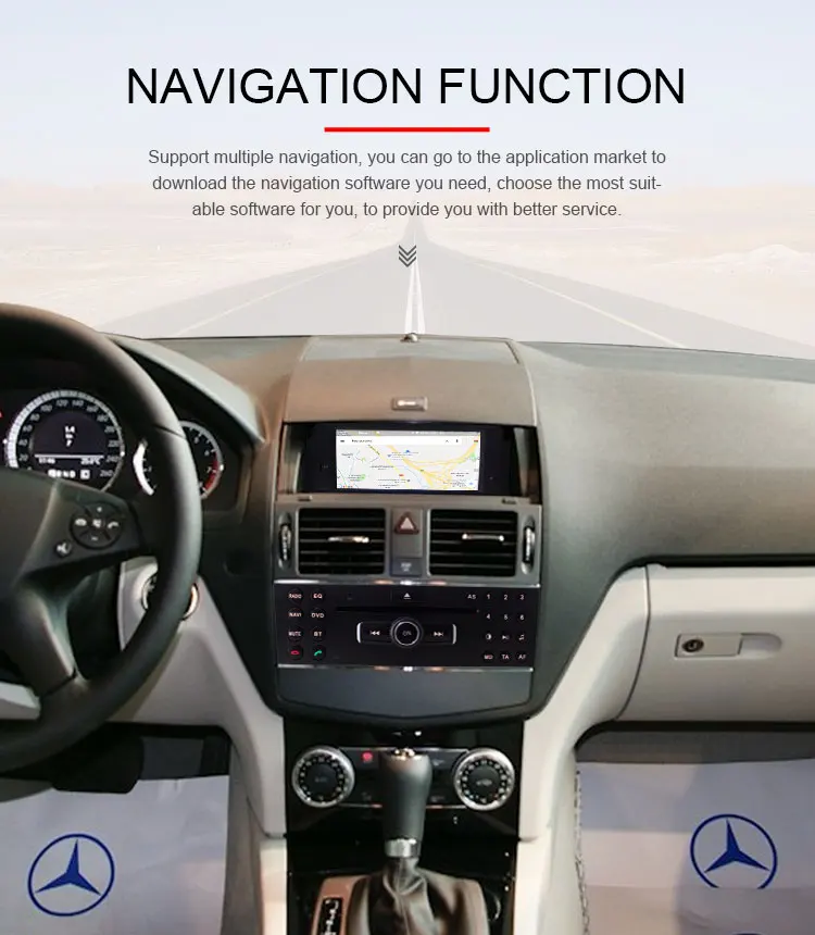 TOPBSNA 1 Din Android 10 автомобильный dvd-плеер для Mercedes Benz C200 C180 W204 2007 2008 2009 2010 автомобильный Радио Стерео Wi-Fi головное устройство авто