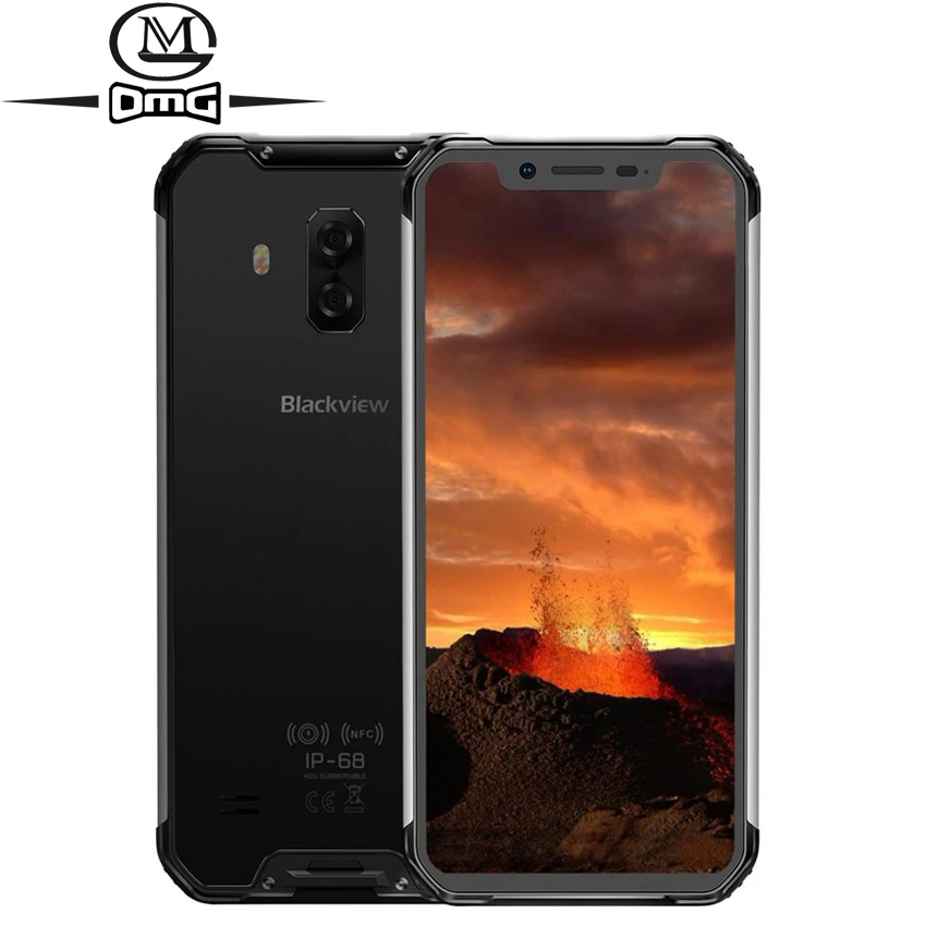 

Blackview BV9600E New Waterproof shockproof Mobile Phone 4GB + 128GB Helio P70 Android 9.0 6.21 inch 5580mAh Rugged Smartphone