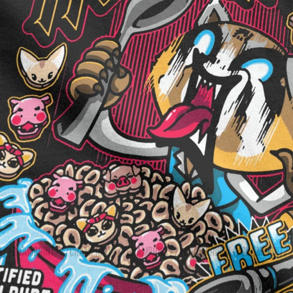 Металл смерти караоке Kala Aggretsuko aggression Retsuko мужские футболки повседневные футболки с коротким рукавом футболки подарок на день рождения Одежда