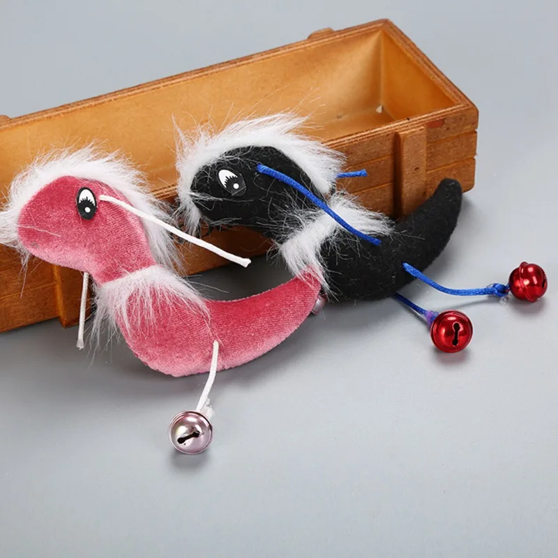 Интерактивная игрушка в форме животного для кошек, плюшевая игрушка для игр, Жевательная погремушка, колокольчик, ловушка для царапин, питомец, котенок, кошка, игрушка для упражнений, бархатная кошачья мята, игрушки