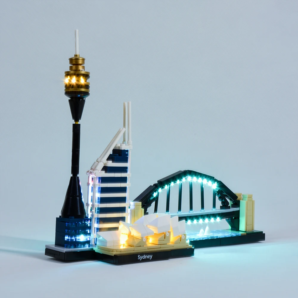 Set Di Luci A Led Per Architettura Iconica 21032 Skyline Sydney Building Non Inclusi Building Blocks