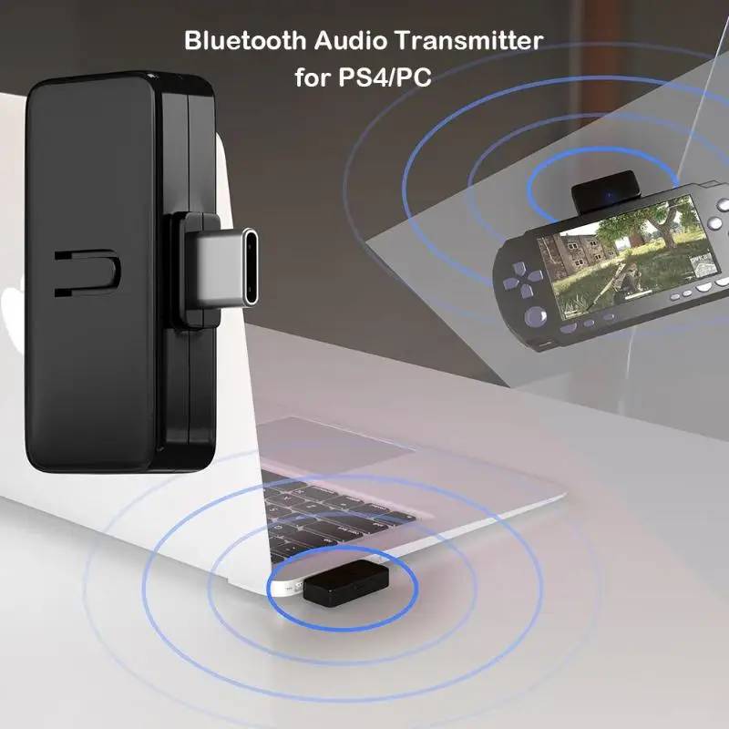 Прочный Bluetooth тип-c передатчик беспроводной Bluetooth тип-c аудио передатчик USB адаптер конвертер для переключателя PS4