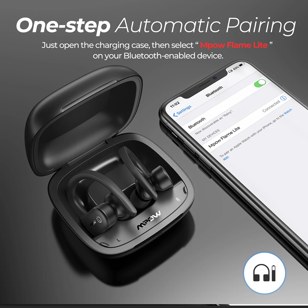 mpow flame lite wireless earbuds