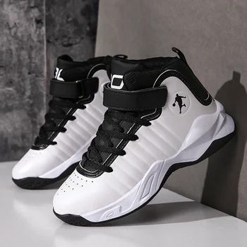 

Boy Brand Basketball Shoes Kids Sneakers High Quality Thick Sole Non-slip Top Spring kids jordan shoes Boy Children Sport Shoes