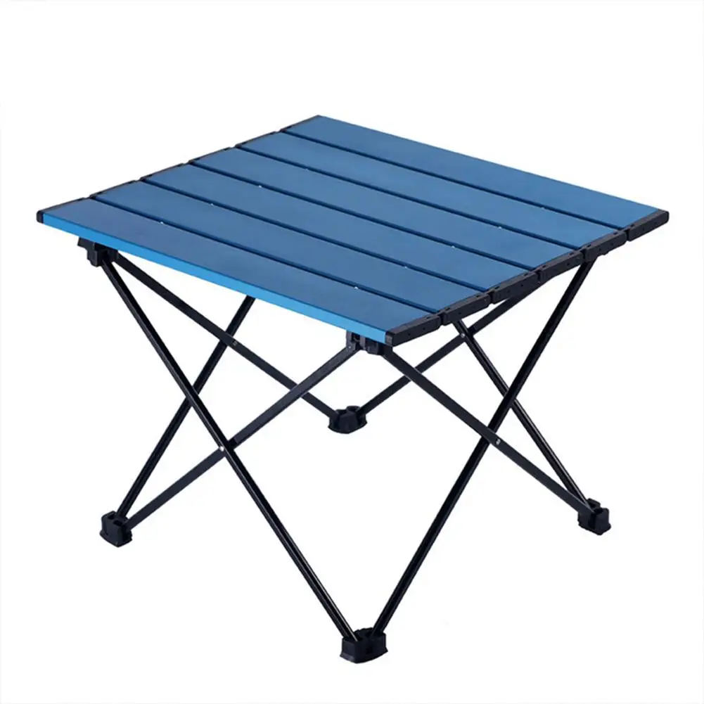 Star blue HobbyLane алюминиевый сплав складной стол и стул костюм стол для пикника портативный открытый стол для кемпинга - Цвет: Star blue