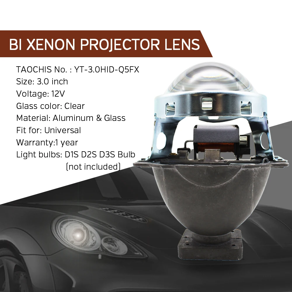 TAOCHIS Q5 3,0 дюйма линзы проектора bi xenon автомобильные Hid фары модифицированный отражатель Hi/Lo луч для D2H D2S D1S D3S