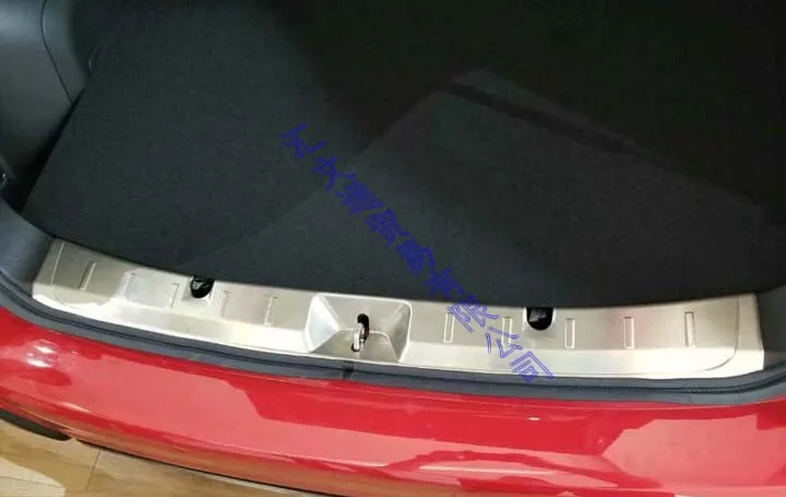 Для Subaru XV Задняя Крышка багажника из нержавеющей стали накладки для порогов автомобиля литьевая гарнитура