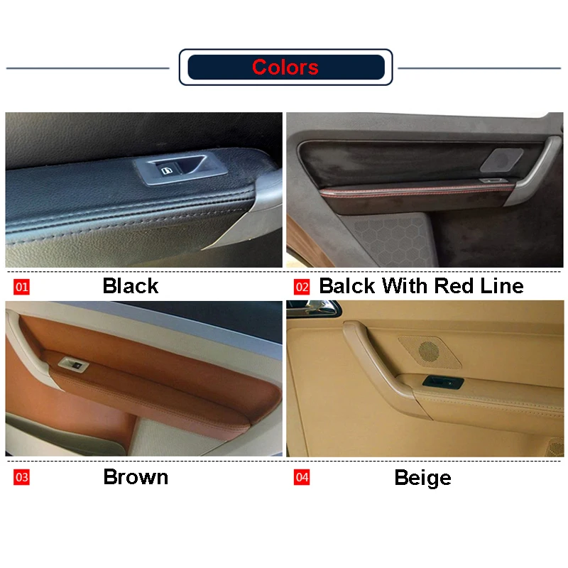 Микрофибра кожа дверные панели подлокотника для Volkswagen Passat Touran CADDY 2006 2007 2008 2009 2010 2011 2012 2013