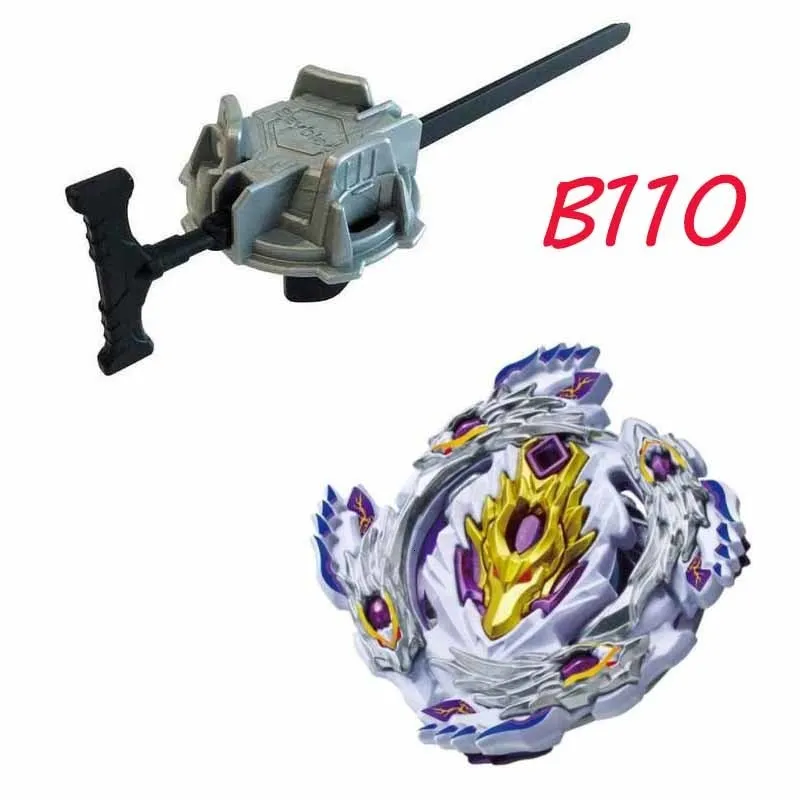 Горячая Beyblade Burst Box B122 игрушки Арена Bey Blade с пусковой установкой Bayblade Bable Fafnir Phoenix Blayblade игрушки - Цвет: B-110 No box