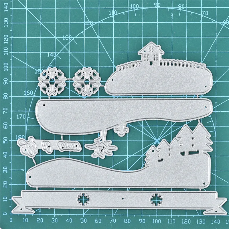 

Eastshape Tree Dies House Metal Cutting Dies New 2019 for Card Making Scrapbooking Dies Embossing Stencil Scenery Dies