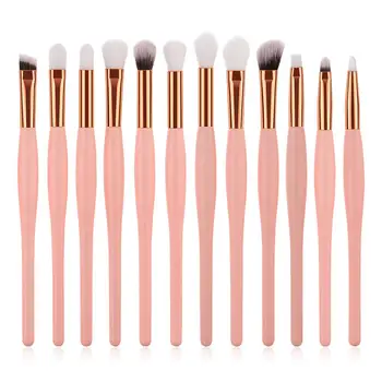 

12Pcs/set Makeup Brushes Set Eyeshadow Foundation Powder Blush Concealer Lip Eye Make Up Brush Cosmetics Makeup Tools