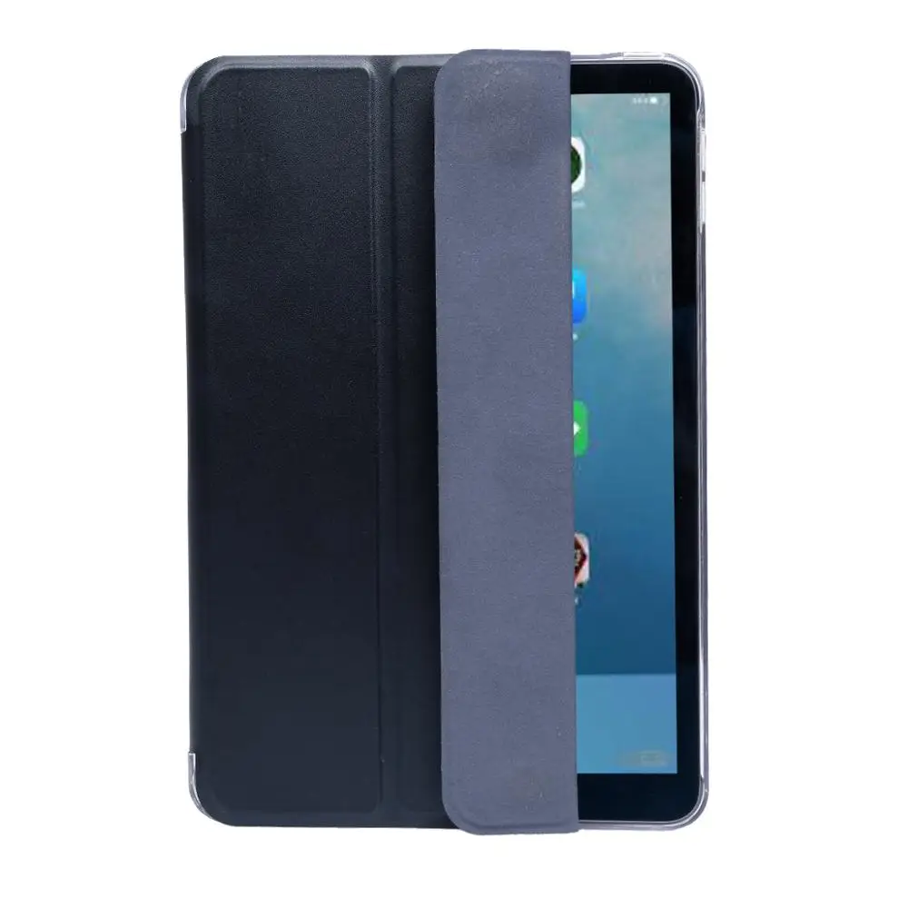 Из искусственной кожи чехол для Apple iPad Pro 10,5 A1701 A1709 A1852 шелковистый защелкивающийся чехол-подставка на Fundas смарт-чехол для планшета для iPad Pro 10,5 состояния заданием будильника B - Цвет: Black
