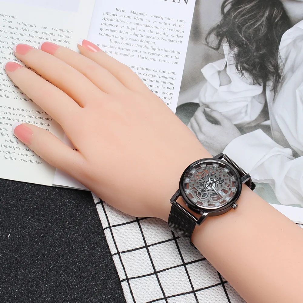 

AliExpress Boutique-Style Hollow Out Belt Watch Non-Analog Watch COUPLE'S Watch Men And Women-