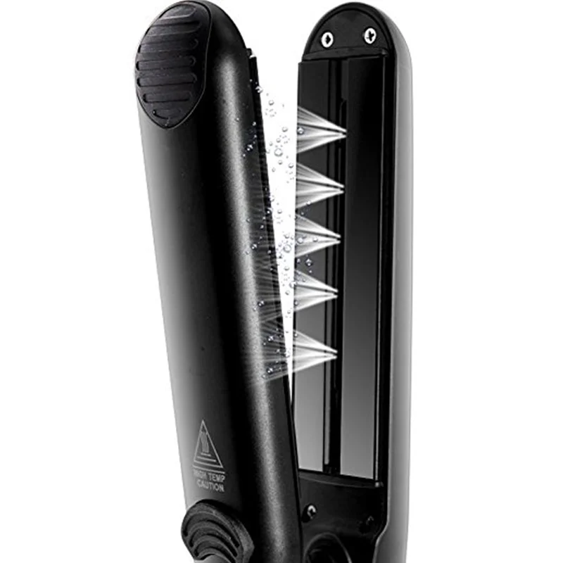 

2 in 1 Hair straightener curler steam Spray tourmaline splint not hurt hair Negative ion curling rod straight roll Straightening