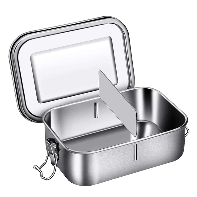 Lunch Container Stainless Steel Bento Food Container G.a HOMEFAVOR Snack Storage Box For Kids Women Men 2