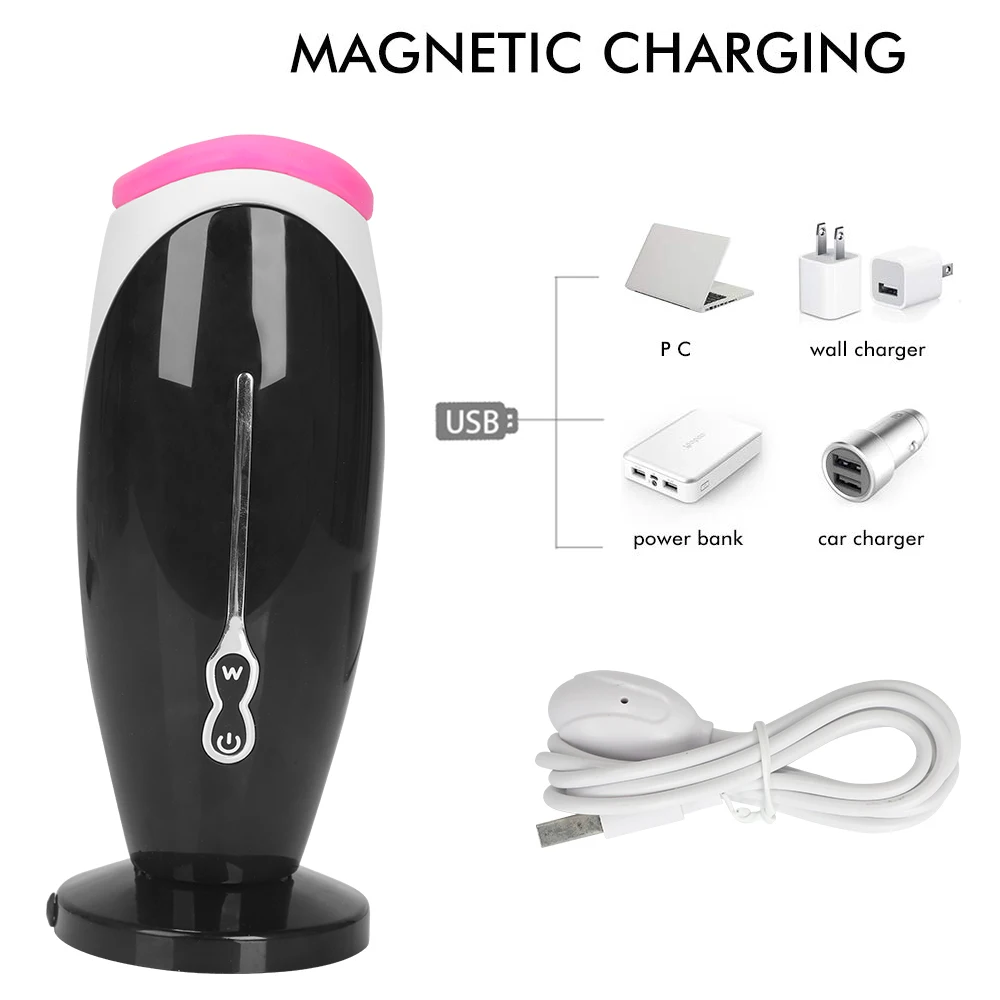 Masturbation Cup Sex Machine For Man Contact Earphone Heating Moan Oral Deep Throat Blowjob Toys Fo