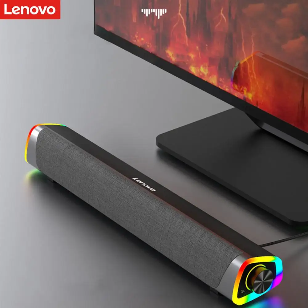 Lenovo L101 Computer Speaker Stereo Music Surround Subwoofer Speaker