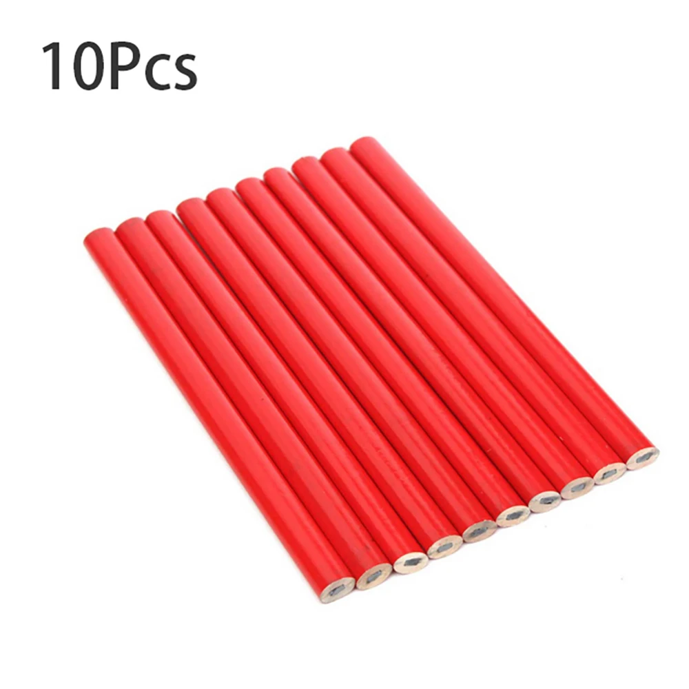 

10Pcs Wood Carpenter's Pencils 175mm Marker for DIY Carpentry Crafts Stationery Leave Clear Mark On Wooden Or Other Buildings