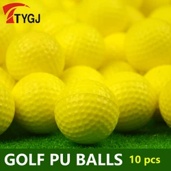 TTYGJ Golf Ball PU Ball 10 pcs Indoor Sponge Ball Practice Ball Indoor Golf Soft Ball