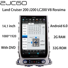 Car Multimedia Player Stereo GPS DVD Radio Navigation Android Screen for Toyota Land Cruiser 200 J200 LC200 V8 Roraima 2015~2020