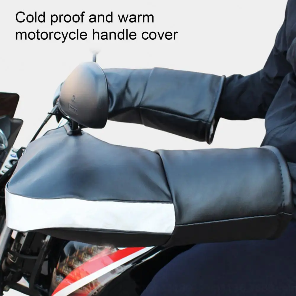 

80% Dropshipping!!1 Pair Waterproof Windproof Motorcycle Grip Handlebar Muff Warmer Cover Glove