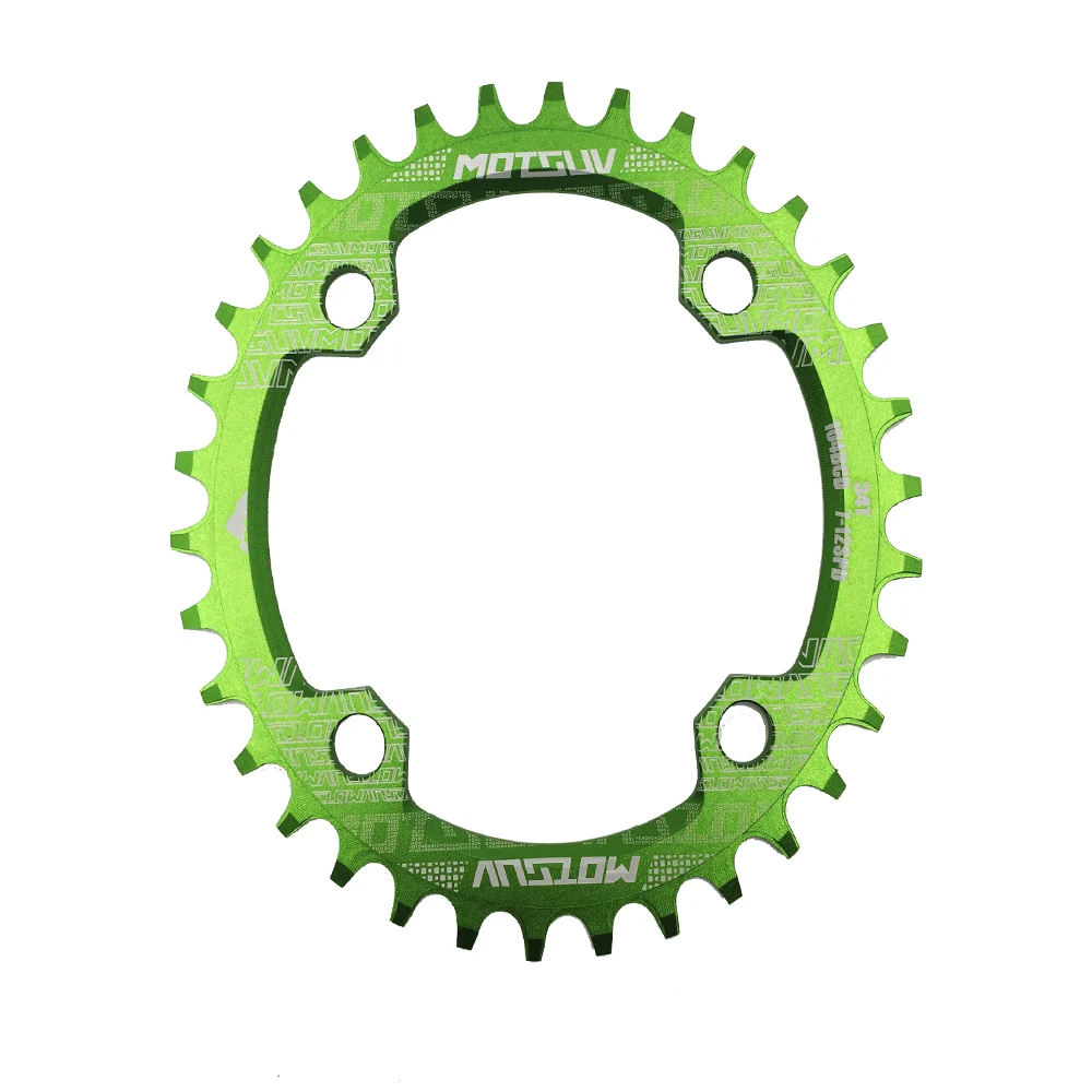 MOTSUV велосипед Crank 104BCD 32 T/34 T/36 T/38 T овальная Звездочка узкий широкий MTB велосипедная Звездочка круг шатунная пластина запчасти для велосипеда