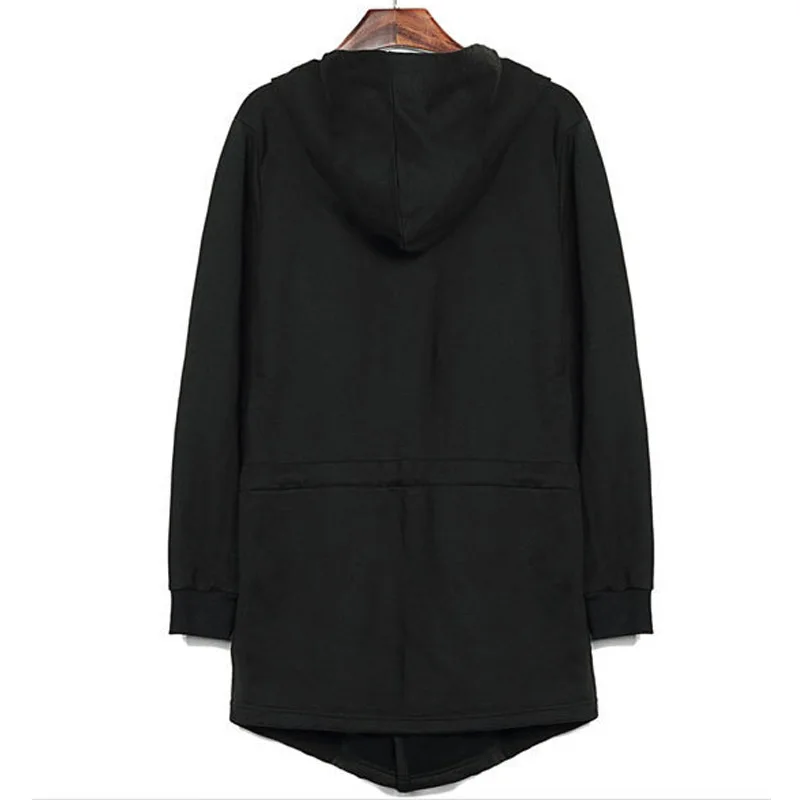 

Cool Mid-length Hoodie Men's Winter Dark of Large Men's Sweatshirts & Hoodies Couple Clothes Cloak Unisex Fashion Coat
