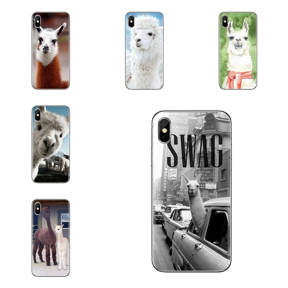Soft Transparent Shell Covers For Huawei Mate Honor 4C 5C 5X 6X 7 7A 7C 8 9 10 8C 8X 20 Lite Pro Lama Llama Alpacas Animal |