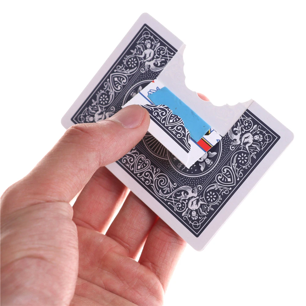 Professional Bite Out Card Magic Tricks Card Magic Illusions Card Tricks Stage Magic Mental 1set