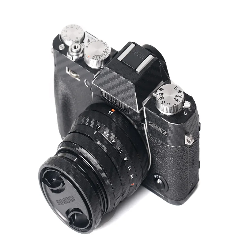 1-10 Набор для Fujifilm XT-30 Защитная пленка для камеры наклейки из углеродного волокна устойчивый к царапинам шероховатый клей отправка запасных наклеек