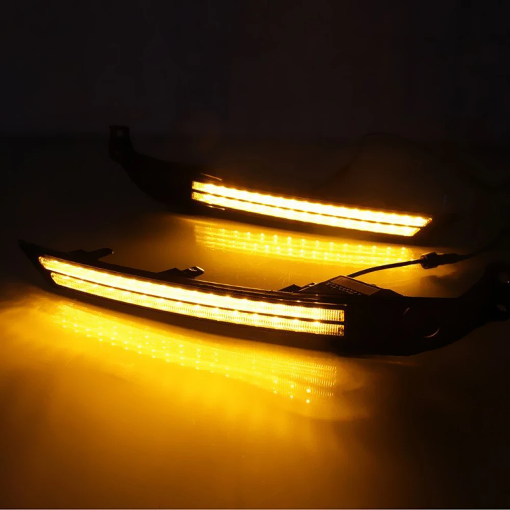 LED DRL Daytime Running Light Dynamic Flowing Fog Driving Signal Lamp Fit For Mazda CX~30 2020