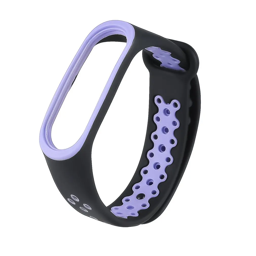 Для Xiaomi Mi Band 3/4 заменить мужской t силиконовый спортивный ремешок на запястье