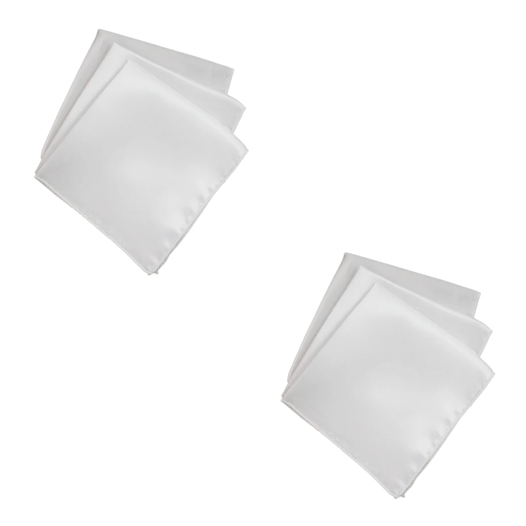Dinner Napkins – Soft and Absorbent Napkins - Pack of 20 (12 X 12inch) for Wedding Party Dinner - White Napkins or Handkerchief 