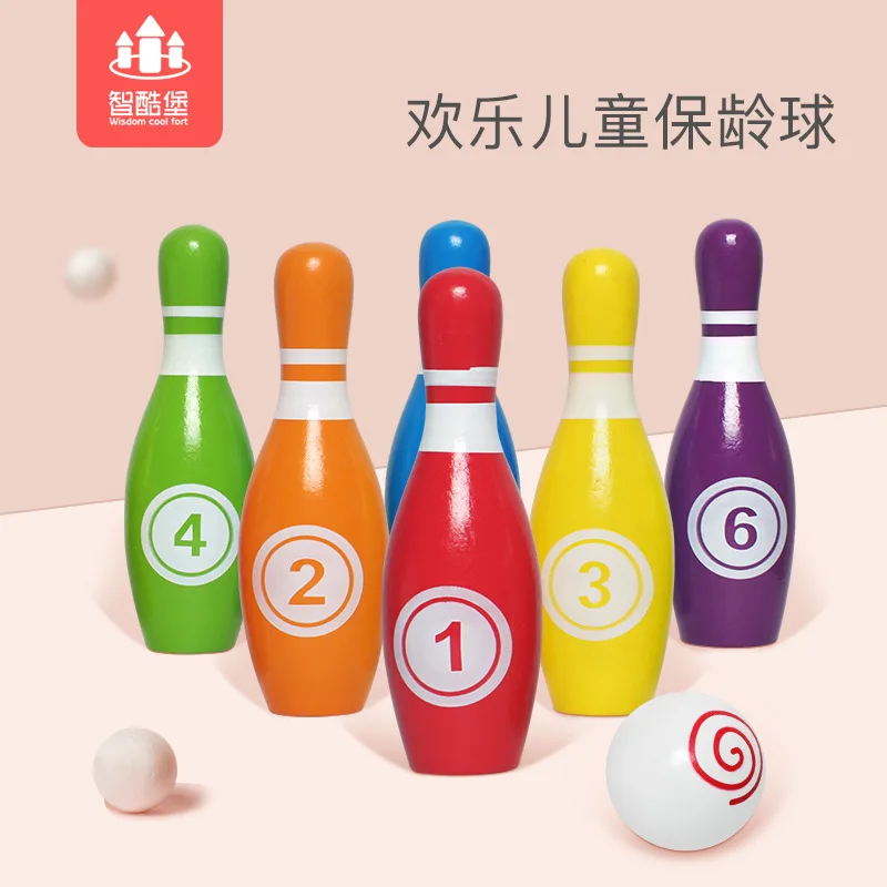 Игрушки для боулинга, детский внутренний набор, для детей 3-4-6 лет, обучающая инновационная Интерактивная креативная мультяшная игра