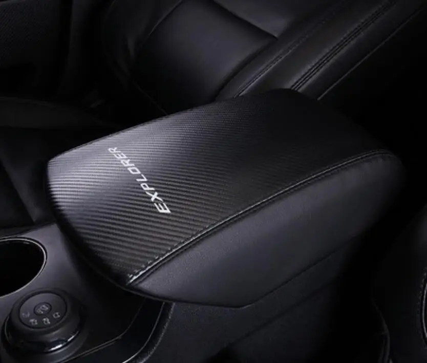 Автомобильный подлокотник коробка кобура искусственная кожа 3 цвета для Ford Explorer аксессуары автостайлинг
