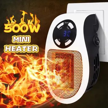 

ABS Electric Heater Mini Warmer Economic Heater Stove Radiator Portable Living Rooms Heater Fan Mobile Office Desktop Home Wall