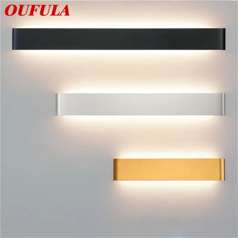 

OUFULA Modern Indoor Wall Light Fixture Aluminum Bedside LED Lamp Creative Aisle Staircase Decorative For Home Bedroom Living Ro