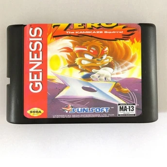 Игровой картридж Zero - 16 bit MD для консоли MegaDrive Genesis | Электроника