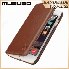 Musubo ультра тонкий чехол для телефона iPhone 11 7 Plus XS MAX XR из натуральной кожи Роскошные Флип-чехлы Чехол для iPhone 8 Plus 6 Plus 6s