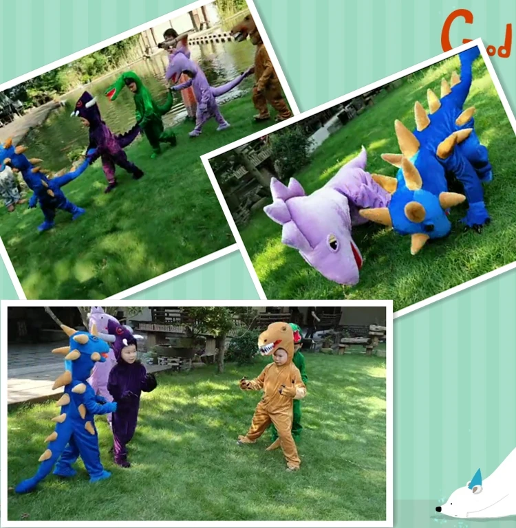 Adults Kids Long Sleeves Dinosaurs Costumes Party Animals Cartoon Tyrannosaurus T-REX Halloween Cosplay Costume Dress Up Outfit Adults Kids Long Sleeves Dinosaurs Costumes Party Animals Cartoon Tyrannosaurus T-REX Halloween Cosplay Costume Dress Up Outfit