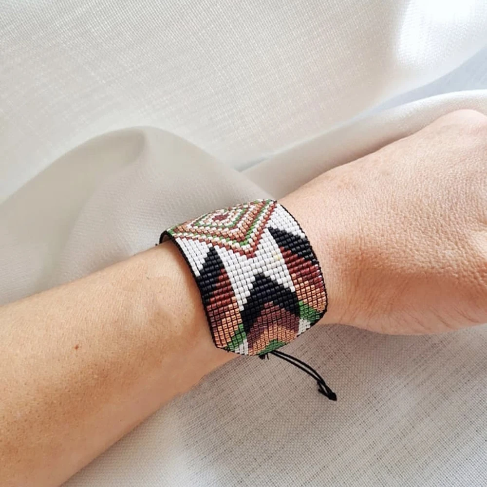 BLUESTAR Fashion MIYUKI Bead Bracelets Chic Geometric Pattern Bracelets Handmade Crystal Pulseras Jewelry Armband 2021 image_1