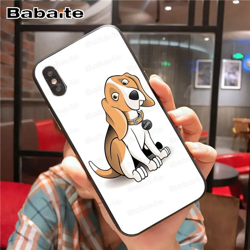 Для iphone 11pro max Beagle Dog силиконовый чехол черный мягкий чехол для телефона для iphone 6S 6plus 7plus 8 8Plus X Xs MAX 5 5S XR